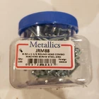Metallics JRM88 8-32 X 1-1/2" Round Head Combo Machine Screw Steel Zinc Qty 100 New. Price: $13.00.