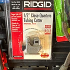 Ridgid Model 103 Close Quarters Tubing Cutter 1/8 To 5/8 Mpn 32975 New. Price: $16.71.
