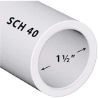Ventral Pvc Pipe SCH40 1-1/2 Inch (1.5) White Custom Length New. Price: $41.95.