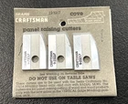 Vintage Craftsman 923217 Panel Raising Cutters Nos Nip New. Price: $24.95.