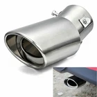 Car Exhaust Pipe Tail Muffler Tip Rear Round Universal Chrome Stainless Steel New. Price: $15.19.
