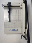 Hfs Guillotine Paper Cutter 12 Inch Steel 400 Sheet Cap. Used No Handle. Price: $40.00.