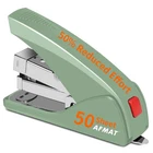 Afmat Effortless Stapler Desk, 50 Sheet Capacity, Low Force, Green New. Price: $23.23.