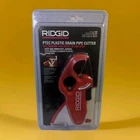 Ridgid Ptec Plastic Drain Pipe Cutter #41608 New Sealed!!!!!!. Price: $24.49.