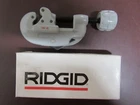 Ridgid No. 15 Tubing Cutter: 3/16"-1-1/8" New With Original Box. Price: $79.99.