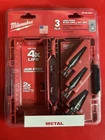 Milwaukee Shockwave Step Drill, 8 Pc Hole Saw Kit And 6 Screwdriver Set New. Price: $150.00.