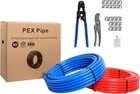 Efield 1/2 Inch 2X75 Ft Pex-b Tool Kit/clamp, Blue,red New. Price: $123.64.