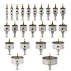 Dashap 23PCS Carbide Hole Saw Kittct Set For Metaltipped Tooth Cutting New. Price: $211.66.