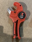 Keeney 1-5/8 (42MM) Pvc Pipe Ratcheting Cutter Sharp Blade Excellent Used. Price: $19.99.