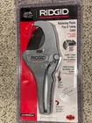 Ridgid RC-2375 1/8" 3/8" Ratcheting Plastic Pipe And Tubing Cutter 30088 New. Price: $79.00.