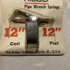 Ridgid 31640 Coil/flat Spring Assy,for 4CW42 Wrench New. Price: $9.50.