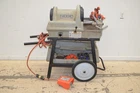 Ridgid 1822-1 Pipe Threader Machine & Stand 1/2" To W/ Extra Dies Head Used. Price: $2200.00.