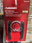 New Pvc Cable Saw Husky 80-517-111 Multi Wire Braided Stainless Steel Open. Price: $10.00.