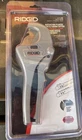 Ridgid RC-1625 1/8" 5/8" Ratcheting Plastic Pipe And Tubing Cutter (23498) New. Price: $55.00.