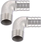 304 Stainless Steel 1" Hose Barb X Male Npt 90 Degree Elbow- Home Brew Pipe F New. Price: $21.43.