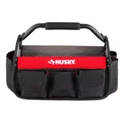 Husky 17 Open Top Tool Bag 18 Pocket Water Resistant Tote W/ Rotating Handle New. Price: $60.57.