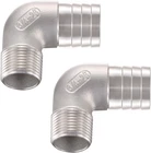 304 Stainless Steel 1" Hose Barb X 3/4" Male Npt 90 Degree Elbow- Home Brew Pipe New. Price: $25.99.