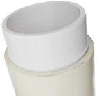 Flush Connector For Inside Pvc And Abs Schedule 40 Pipes, White, Made Usa New. Price: $23.99.