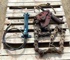 Wheeler Rex 5590 Hydraulic Chain Pipe Cutter W/ Hand Pump Used. Price: $800.00.