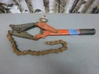 Wheeler 25" Soil Pipe Cast Iron Or Clay Snap Cutter, Has 26 Inch Long Chain Used. Price: $290.00.