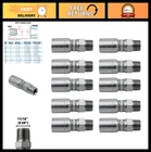 10-PACK 3/8" Hydraulic Hose Crimp Fittings Male Pipe Swivel Ends Nptf New. Price: $142.99.
