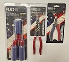 Klein American Forged Discontinued 3PC Screwdrivers, Longnose & Side Cutter New!. Price: $139.99.