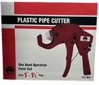 Plastic Pipe Cutter, Cuts 1" 1/2", B & K 151-054, Clean Fast Cut. New. Price: $24.99.