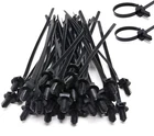 40 Pcs 8.3" Nylon Push Mount Zip Ties For Automotive Wire Management New. Price: $13.54.