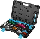 Duratech Tube Bender SET,1/4"-7/8" O.d. Ratcheting Pipe With Cutter. Used. Price: $99.99.