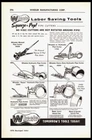 1970 Wheeler Mfg Pipe Cutters Plumbing Tools -vintage Trade Orig. Print Used. Price: $14.95.