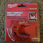 Milwaukee 48-22-4262 1" Close Quarters Tubing Cutter New. Price: $20.00.