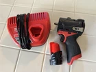Milwaukee 3049-20 3/8" Subcompact Impact Wrench M12 W/ Battery Charger Kit Used. Price: $224.99.