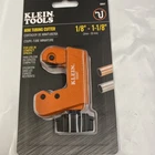 Klein Tools 50047 Mini Tubing Cutter 1-1/8 (E10045575) New. Price: $18.99.