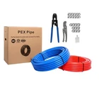 Efield 1/2 Inch 2X75 Ft Pex-b Pipe/tool Kit- Pipe/tubing Blue & Red 150... New. Price: $113.16.