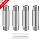 Home Tzh 3/4"X4" 304 Stainless Steel Pipe, Nptx Inch, Silver New. Price: $34.99.