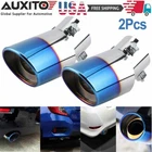 Pack Of Muffler Exhaust Tip Pipe Stainless Steel Chrome Fit 1.75 - 2.5 Inch New. Price: $24.69.