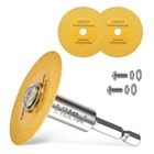 Litkiwi 1/4" Hex With 2PCS Diamond BLADES+1PCS SHANK(LENGTH:2.36") New. Price: $13.18.