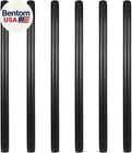 6 Pack 18" Pre-cut Black Metal Pipe, Industrial Steel Fits Standard Three Quarte New. Price: $49.00.