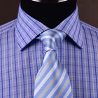 Blue Plaids & Checks Mens Dress Shirt Short Sleeve Business Casual Semi Formal New. Price: $19.99.